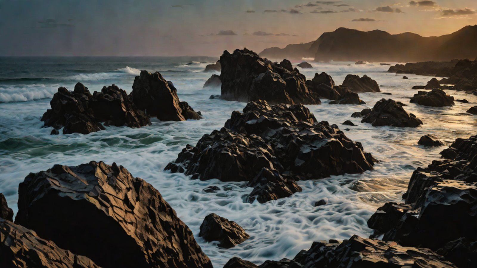 AI 生成的华丽且充满活力的视频与图像在画布上展开的场景