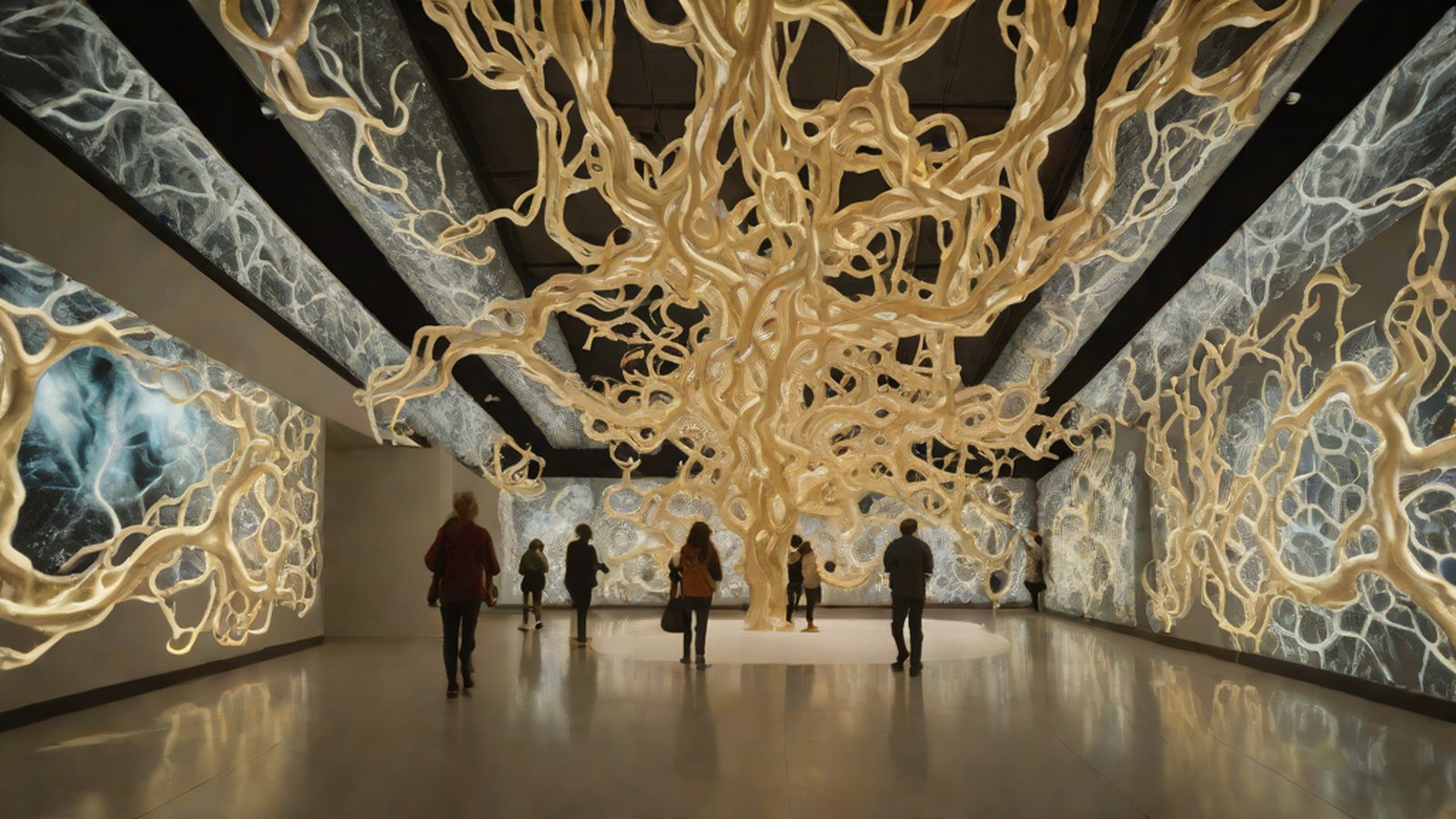 加拿大溫哥華會展中心舉行的 NeurIPS 2024 大會盛況，象徵技術創新的意象圖