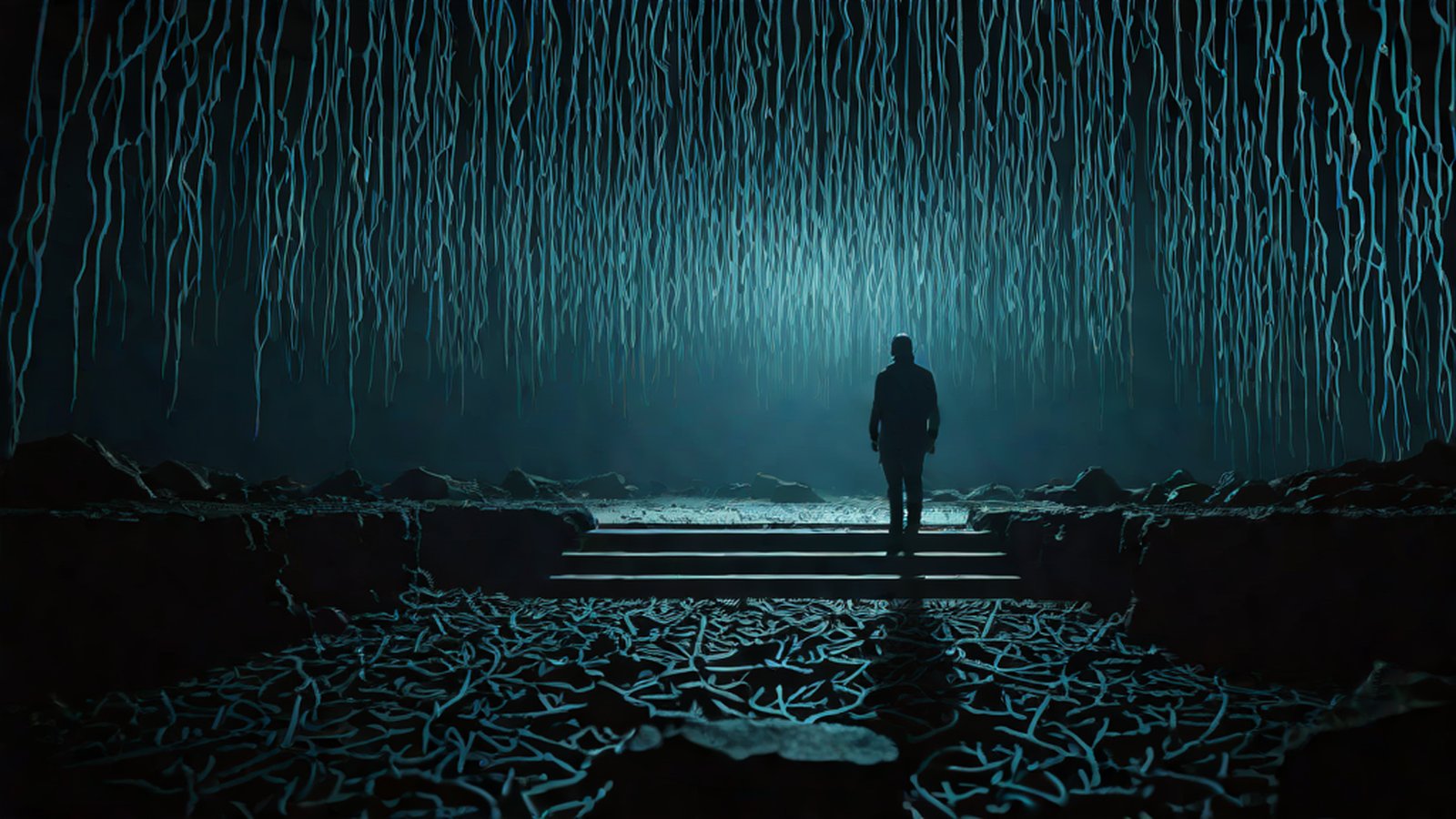 사람의 뇌 구조와 복잡한 회로가 연결된 모습 위로 구글 제미나이 로고가 빛나며 깊은 생각을 형상화한 이미지