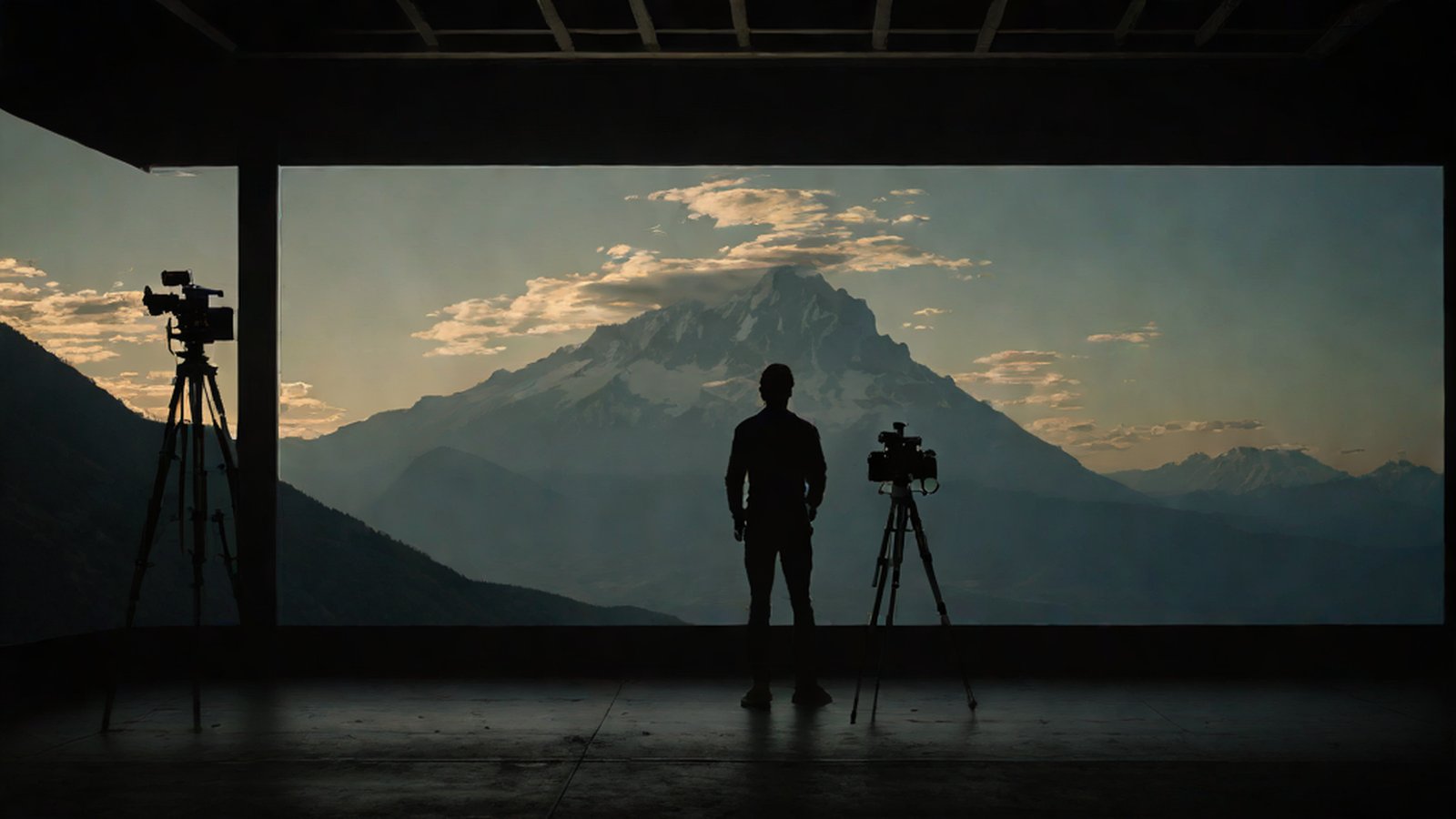 象徵 Google 尖端影片及圖像生成 AI 模型 Veo 2 與 Imagen 3 的華麗且富有藝術感的數位藝術作品。