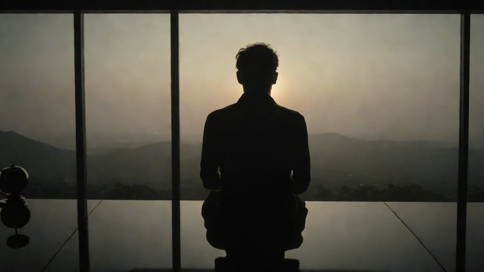 An abstract representation of a person and AI communicating through their voices, with wave-like energy connecting them.