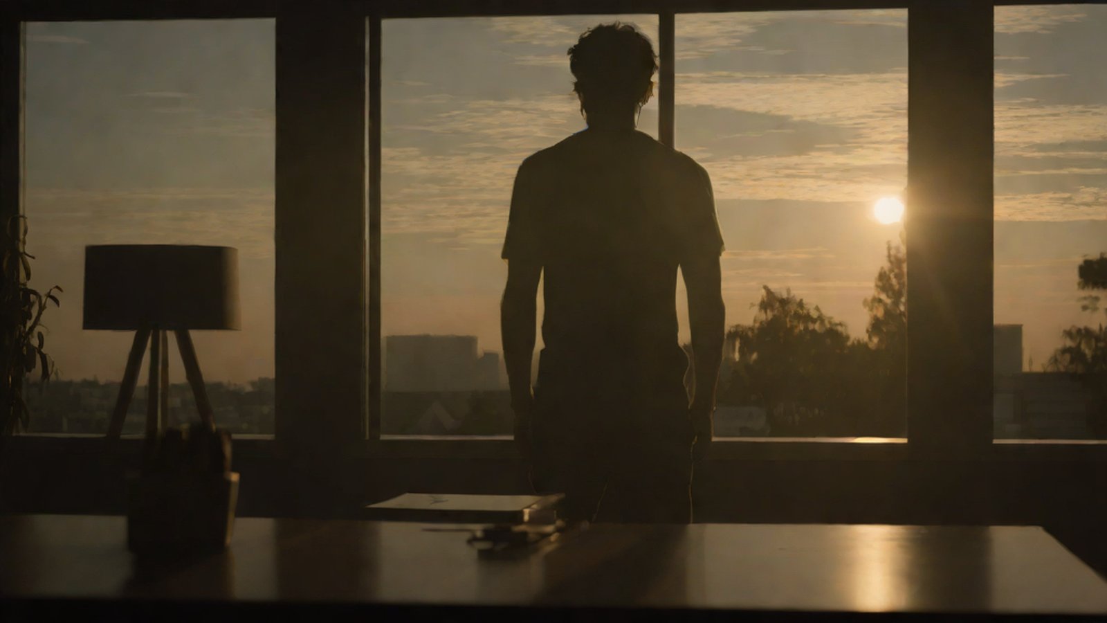 A warm illustration symbolizing natural conversation between a person and AI