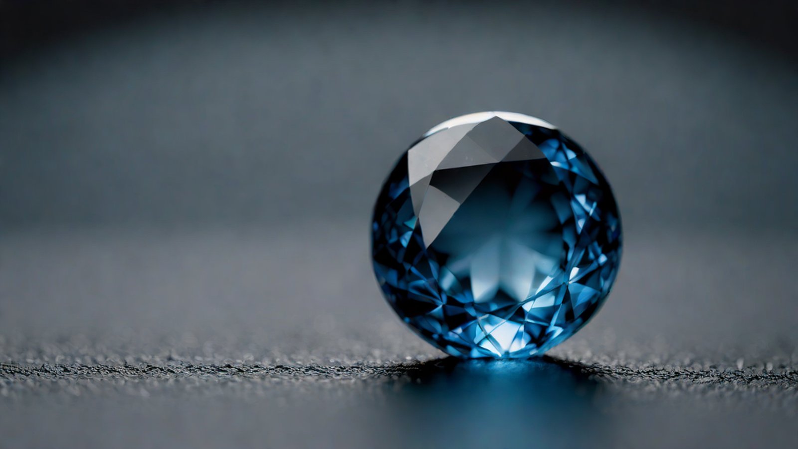 A sparkling gemstone on a small chip emitting a brilliant light, connected to a smartphone
