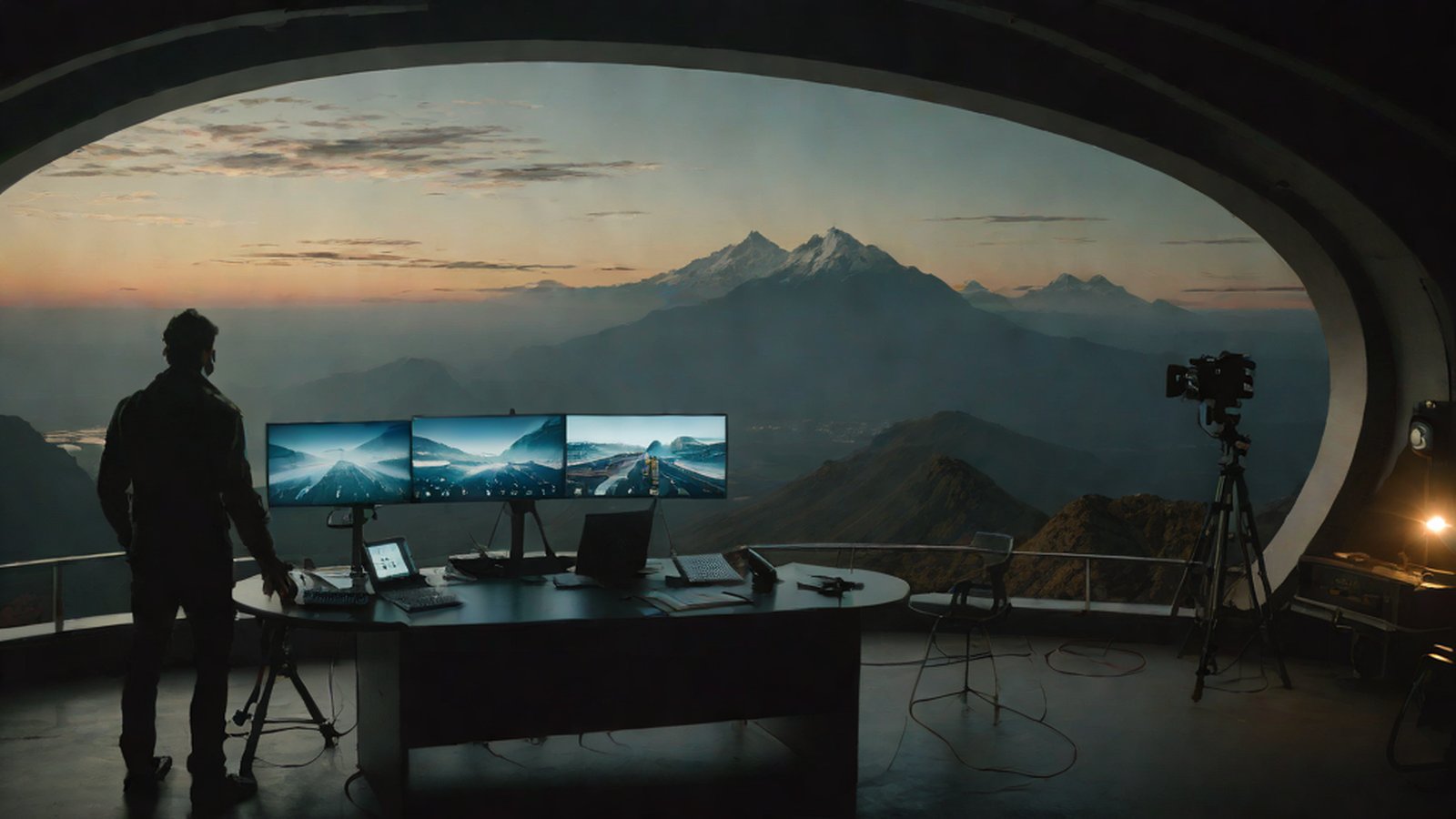 模擬 AI 代理在複雜 3D 遊戲環境中構思策略並與使用者協作的形象圖