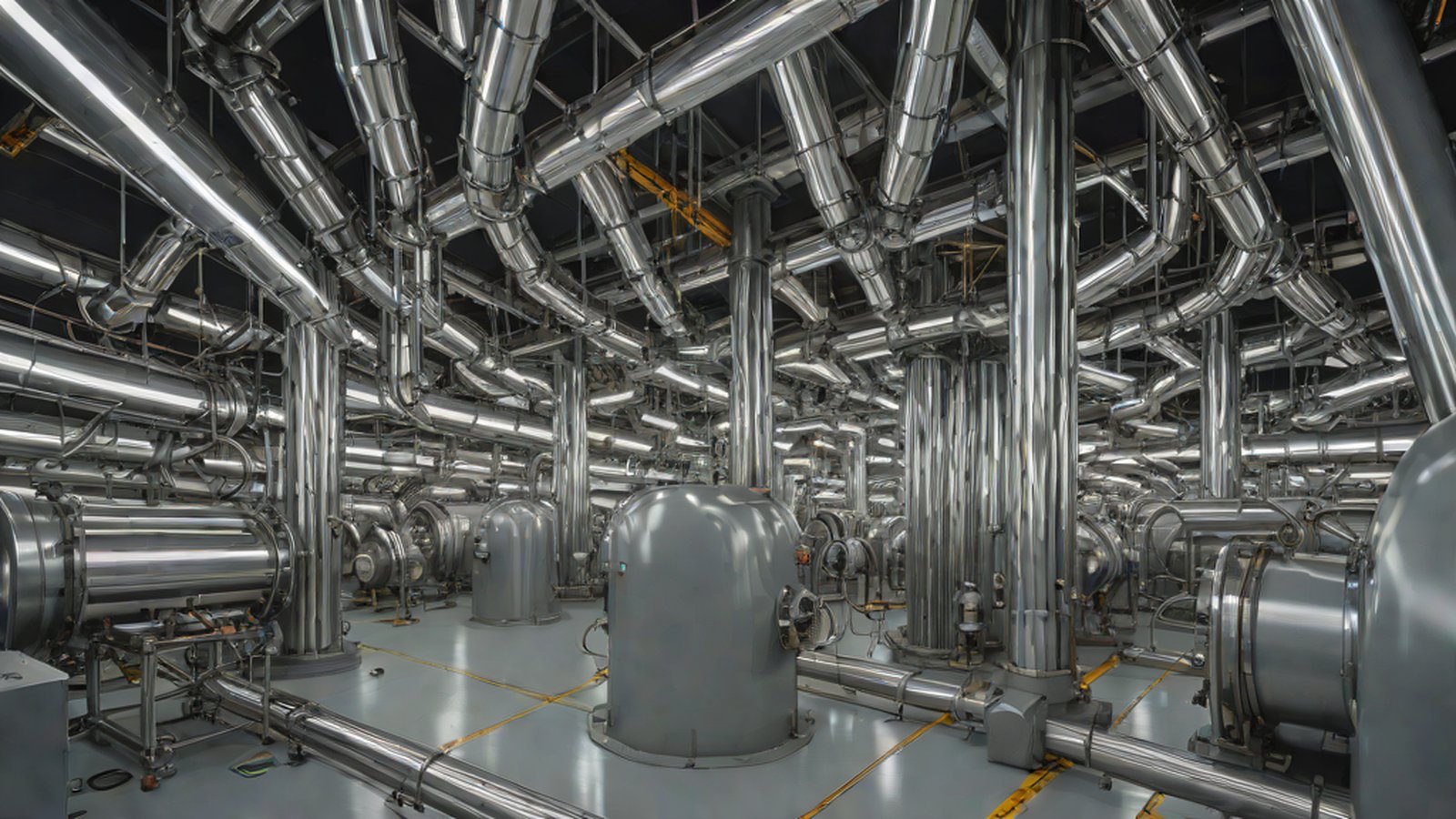 A visualization of AI analyzing the universe, showing a massive cosmic nebula overlaid with digital data streams.