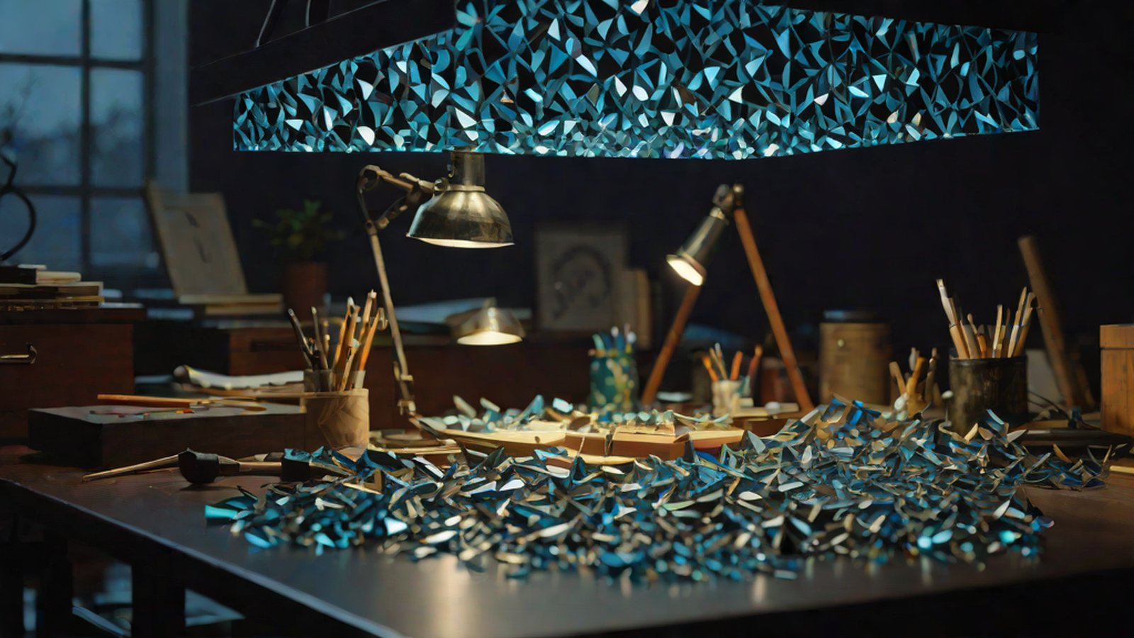 一張插畫，展示使用者在電腦螢幕前與 AI 對話，即時生成網站的過程