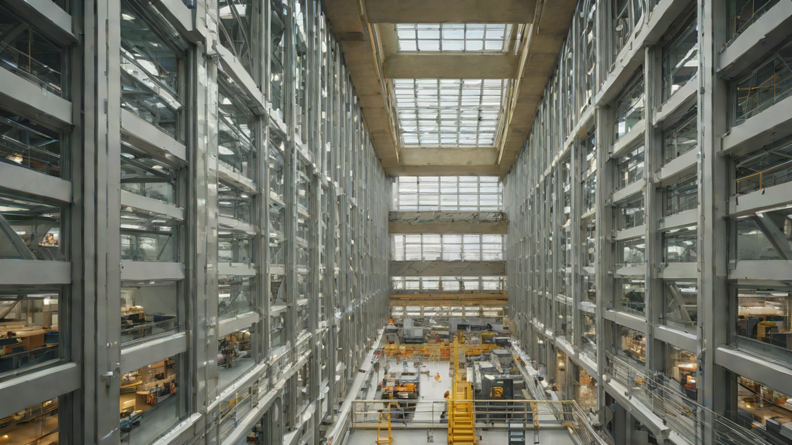 거대한 디지털 그물망이 정교하게 얽혀 있는 모습으로, 인공지능의 위험을 걸러내는 안전망을 형상화한 이미지