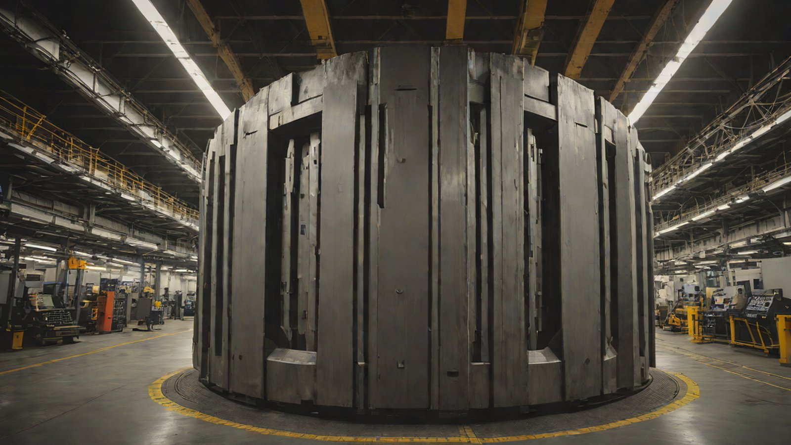 어두운 배경에서 빛나는 복잡한 디지털 회로와 그 위를 조사하는 돋보기 이미지