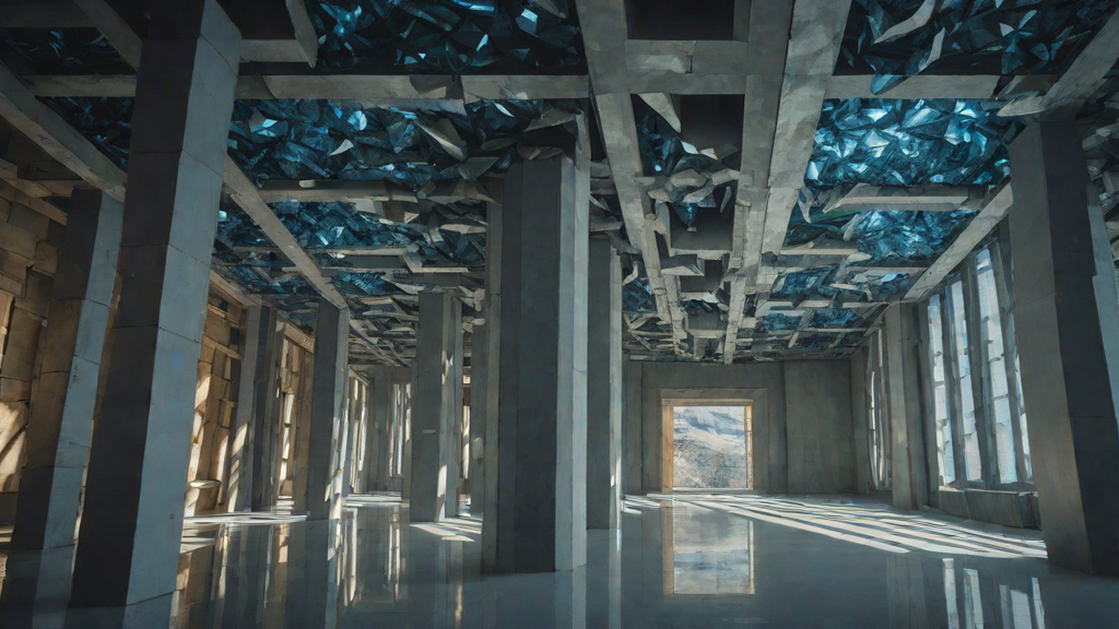 복잡한 기계 장치 속에서 안전하게 빛나는 인공지능의 핵심 코어를 형상화한 이미지