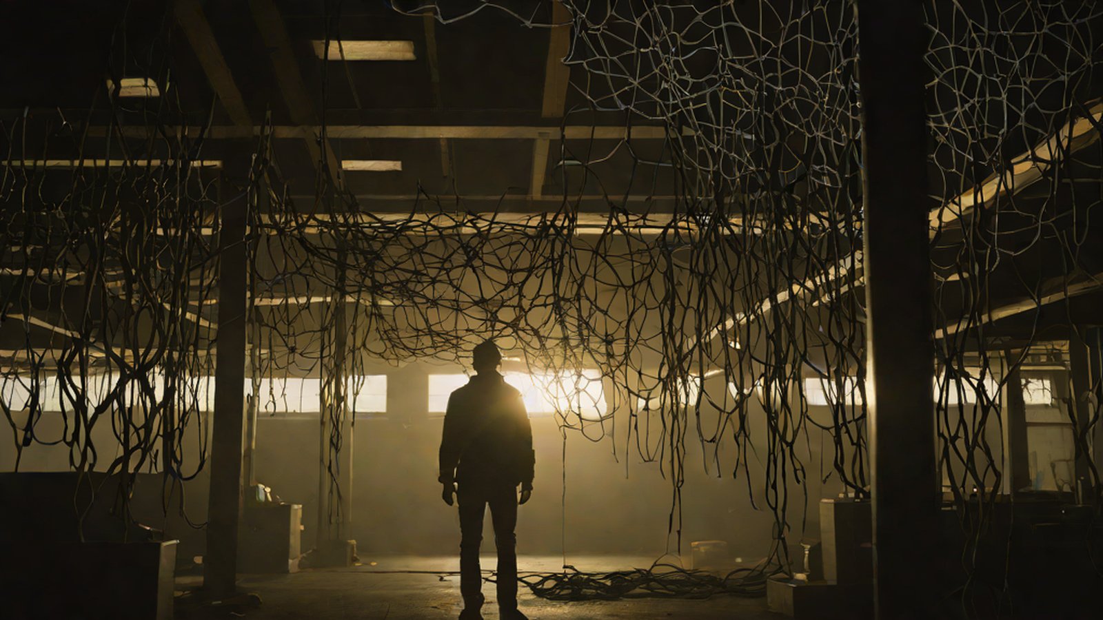 돋보기를 통해 디지털 이미지를 들여다보며 그 뒤에 숨겨진 데이터와 역사를 분석하는 인공지능의 모습을 형상화한 이미지