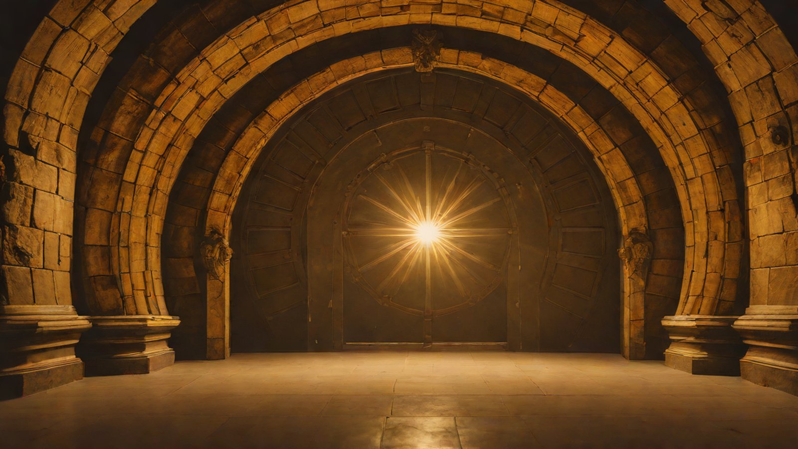 철저하게 보안이 유지되는 금고 속에 들어있는 빛나는 인공지능 두뇌를 형상화한 이미지