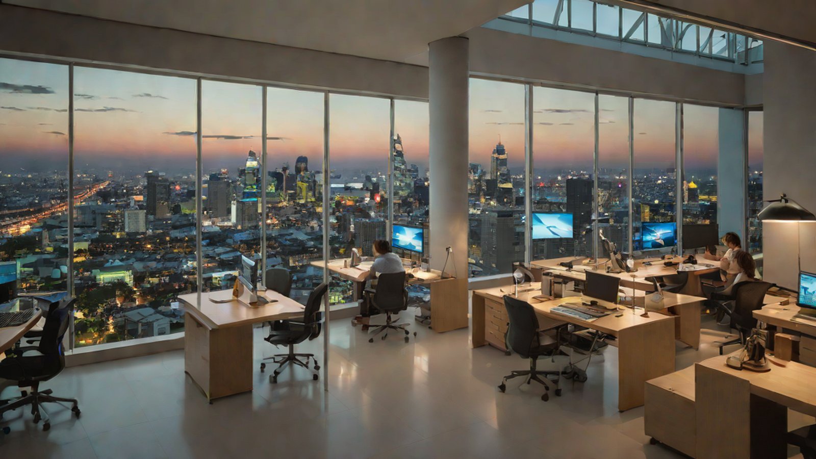 한국의 태극기와 글로벌 협력을 상징하는 디지털 네트워크가 연결된 모습