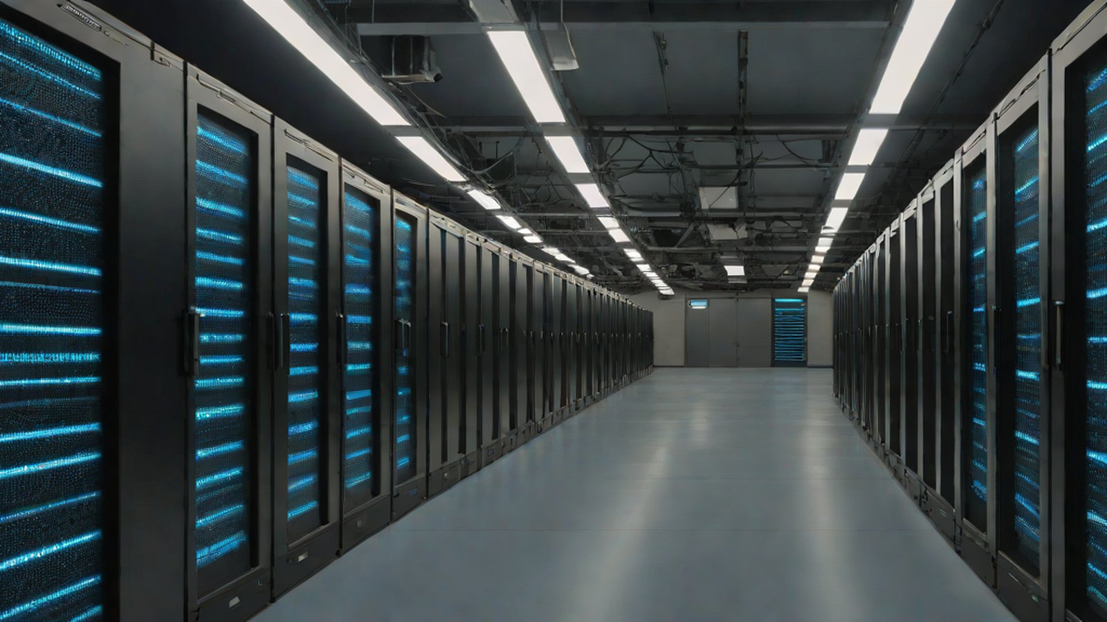 An abstract graphic image representing a digital space where data flows