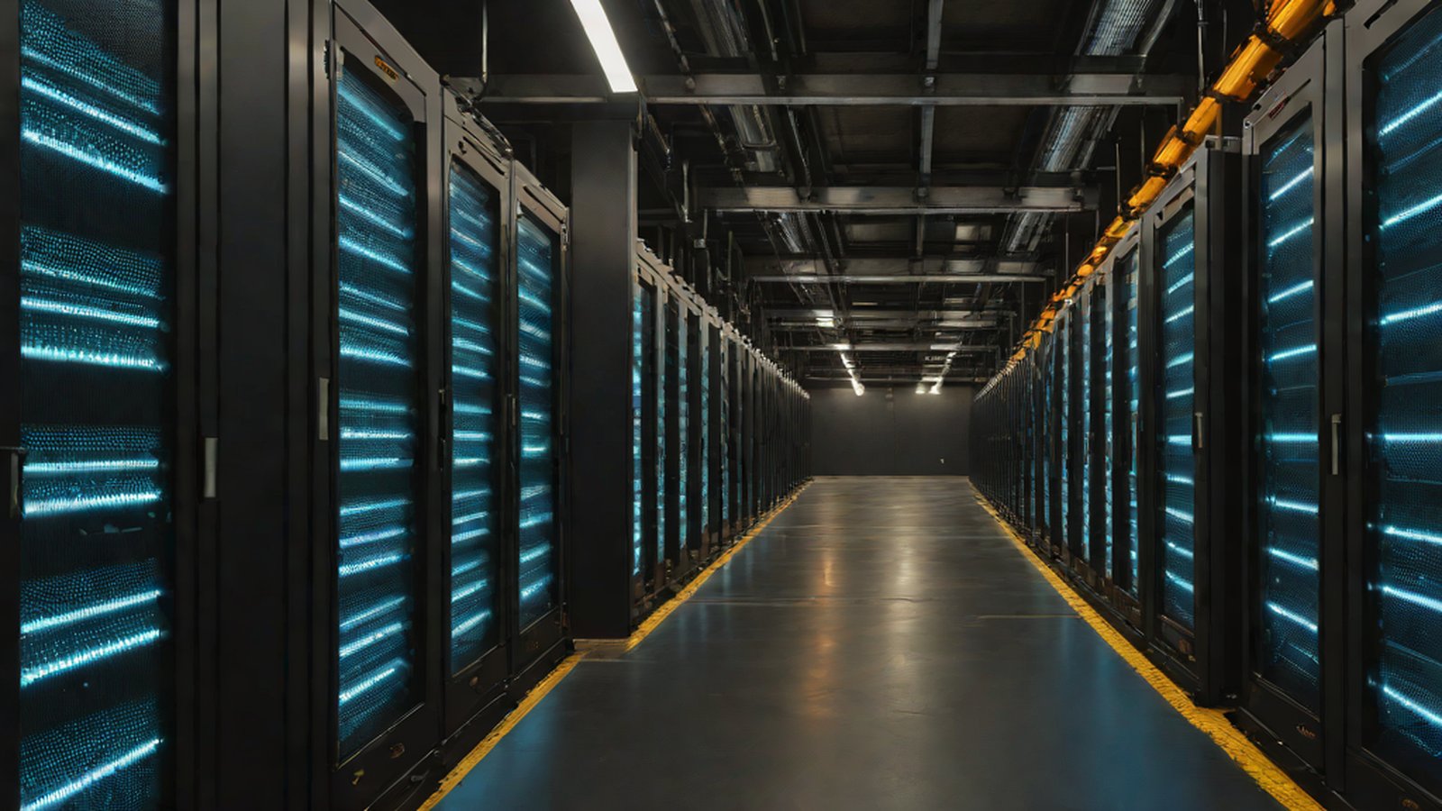 A graphic representing two massive AI pillars supporting the entire industry.