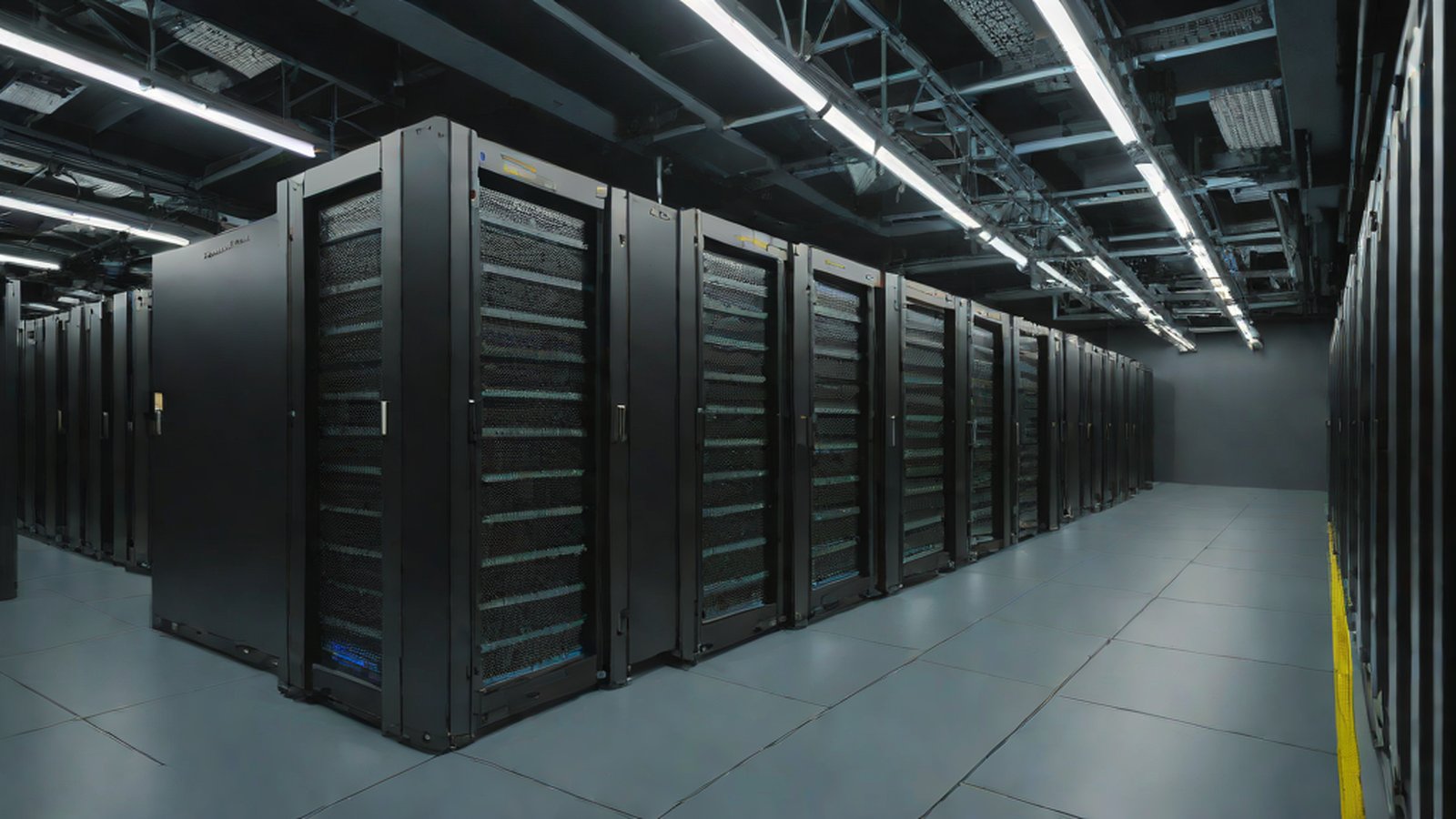 複雑なコードの断片が精密な検証機を通過する過程を抽象的に表現した画像。
