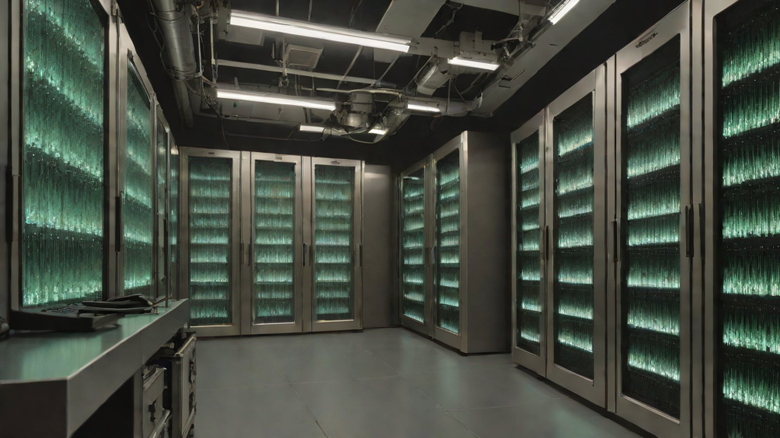 コンピュータのターミナル画面にAIコーディングツールの利用状況グラフが表示されている様子