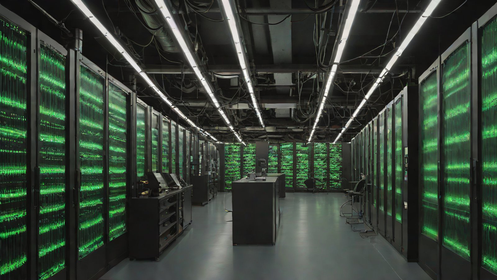 A futuristic digital illustration showing multiple complex line graphs tightly interconnected to forecast the future.
