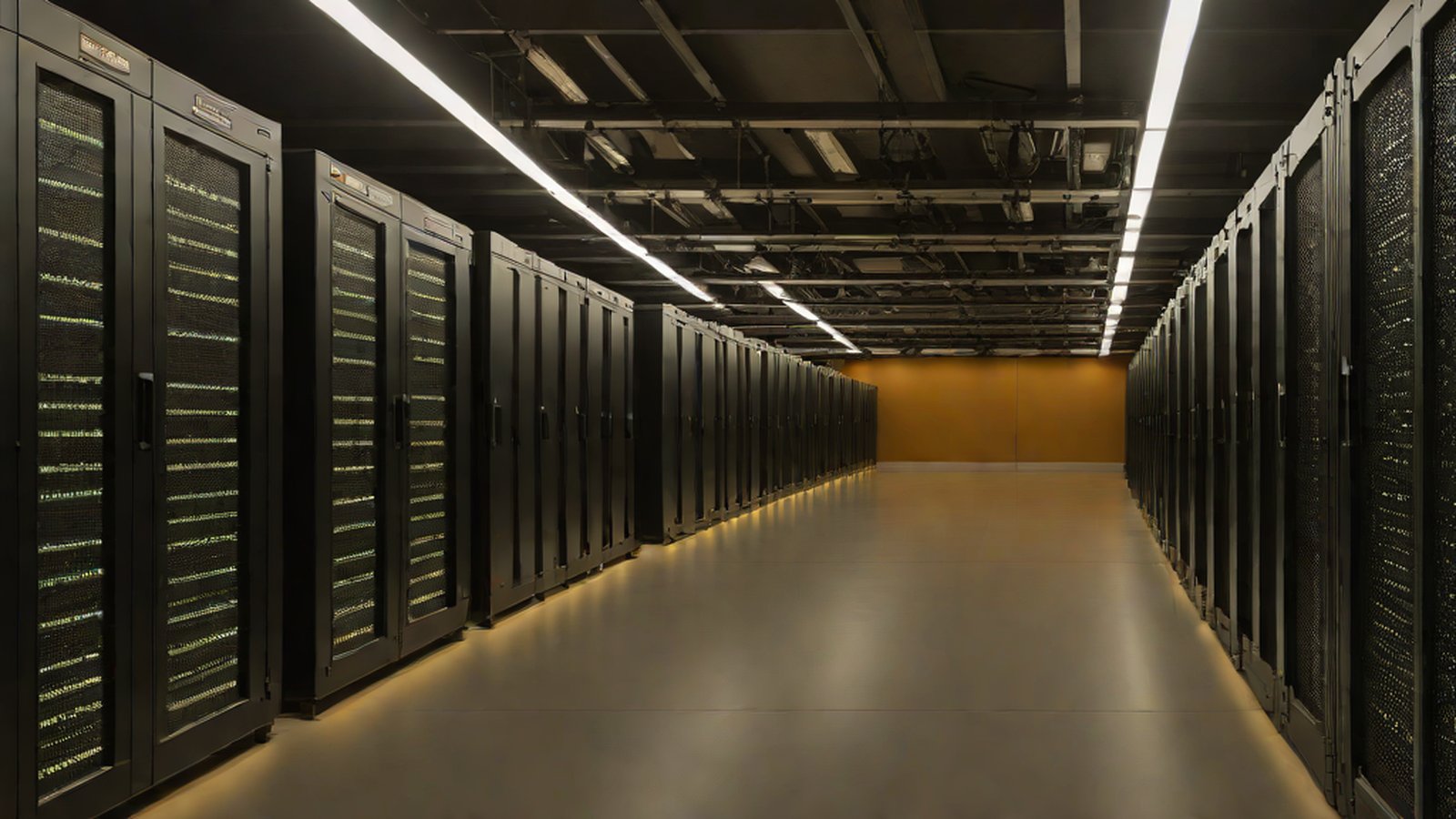 An image representing a security operations center monitoring the AI's thought process amidst complex data flows.