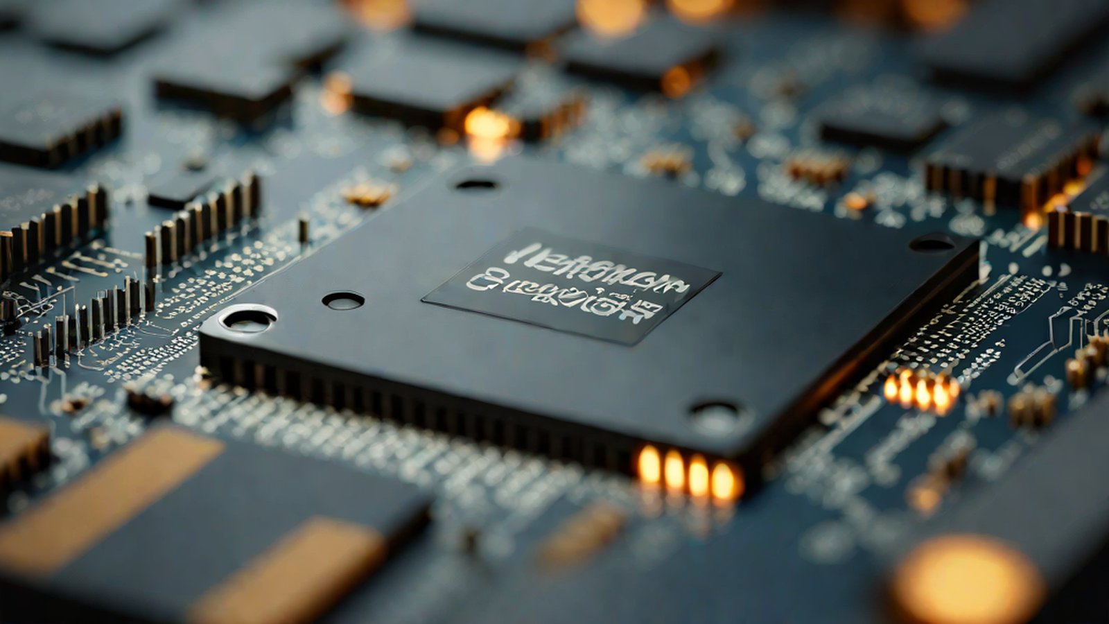 A graphic visualizing data flow inside an Apple Silicon chip