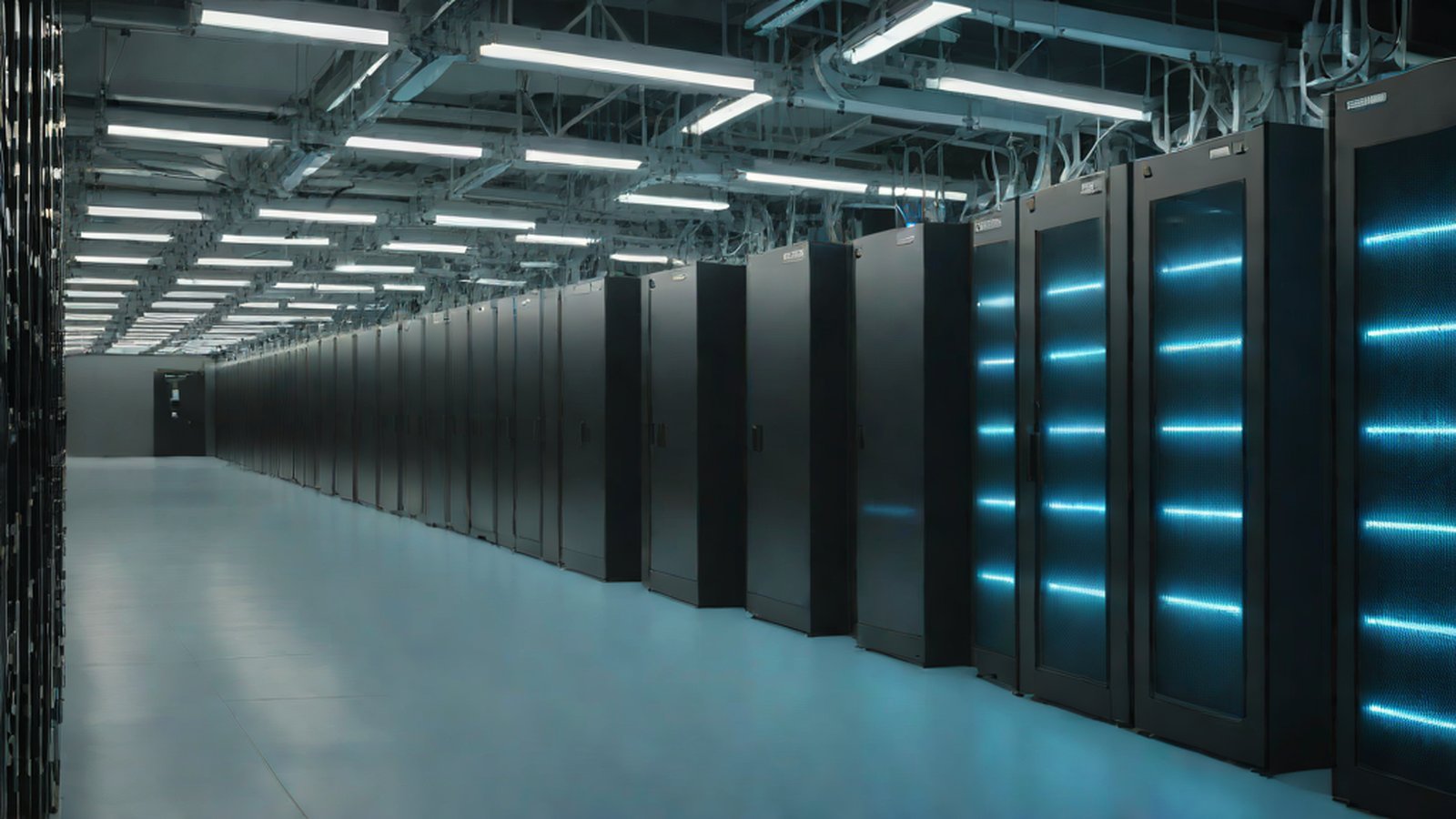 Abstract digital graphic symbolizing what happens behind the doors of AI development labs.