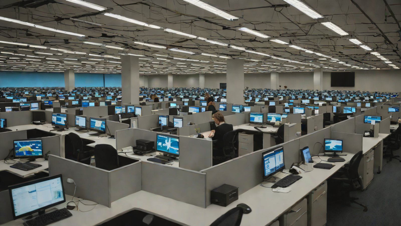 A centralized digital workspace connecting various data and AI agents