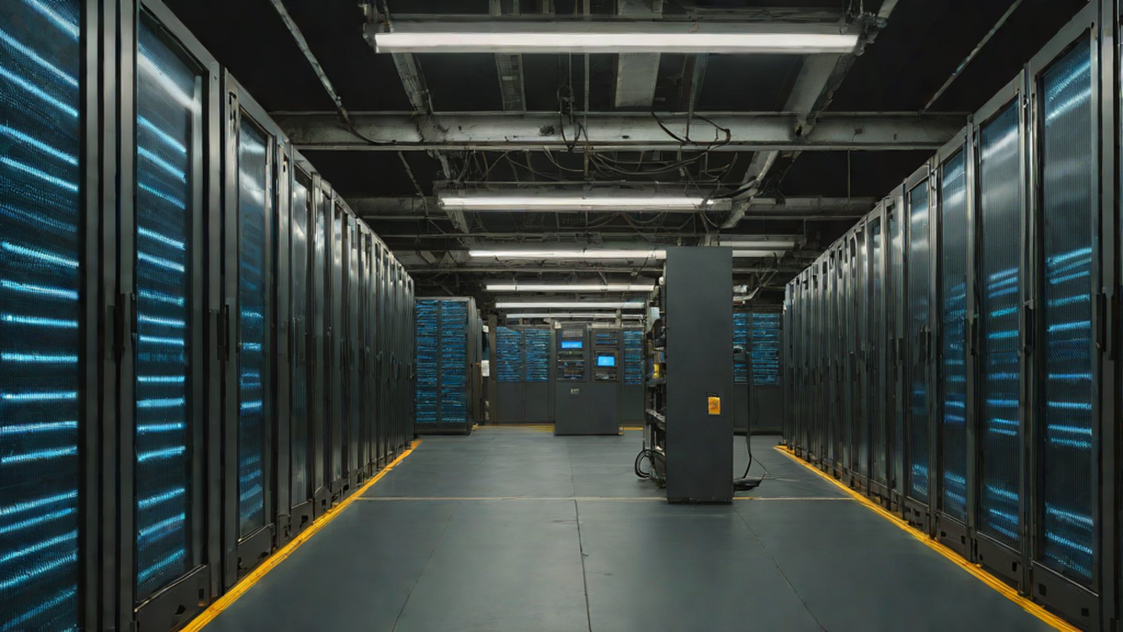 Abstract graphic image symbolizing rapid data processing on a clean, sleek interface