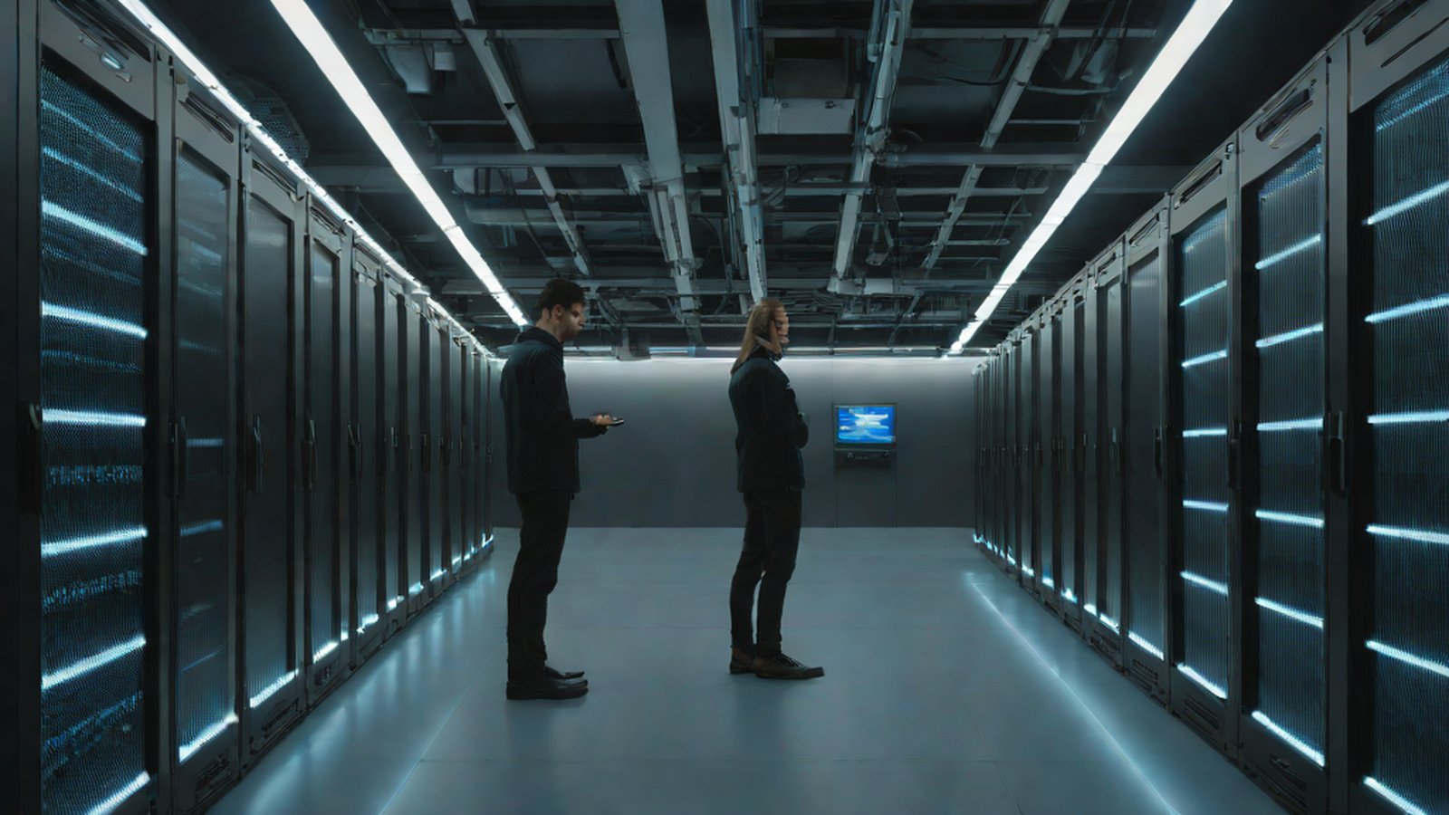 Abstract digital network graphic representing Google's next-generation AI model, Gemini 4 Argon